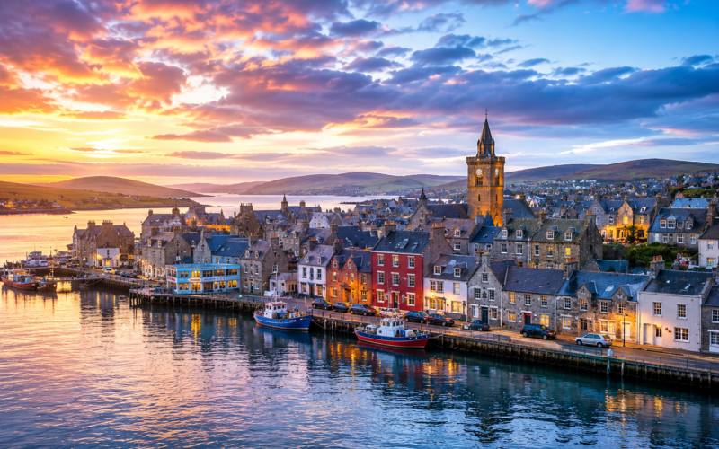 Lerwick, Shetland Islands, UK